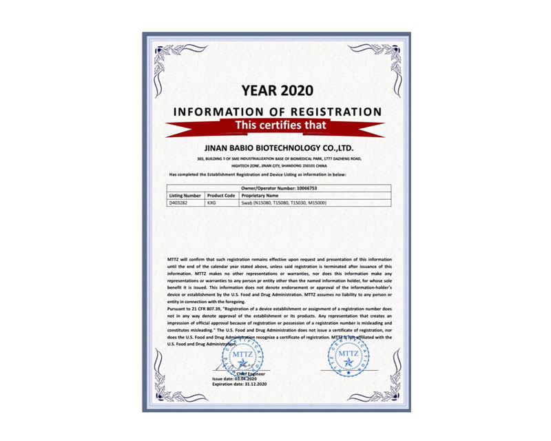 Jinan Babio Biotecnologia Co., Ltd.