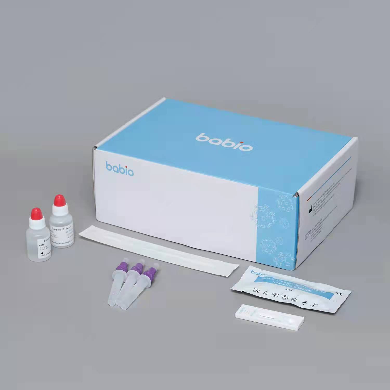 Quais são as etapas de teste do kit de detecção de antígeno Baibo?