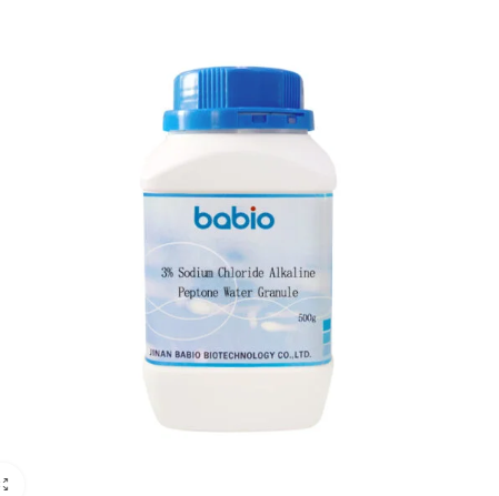 Grânulo alcalino de água peptonada de cloreto de sódio a 3%