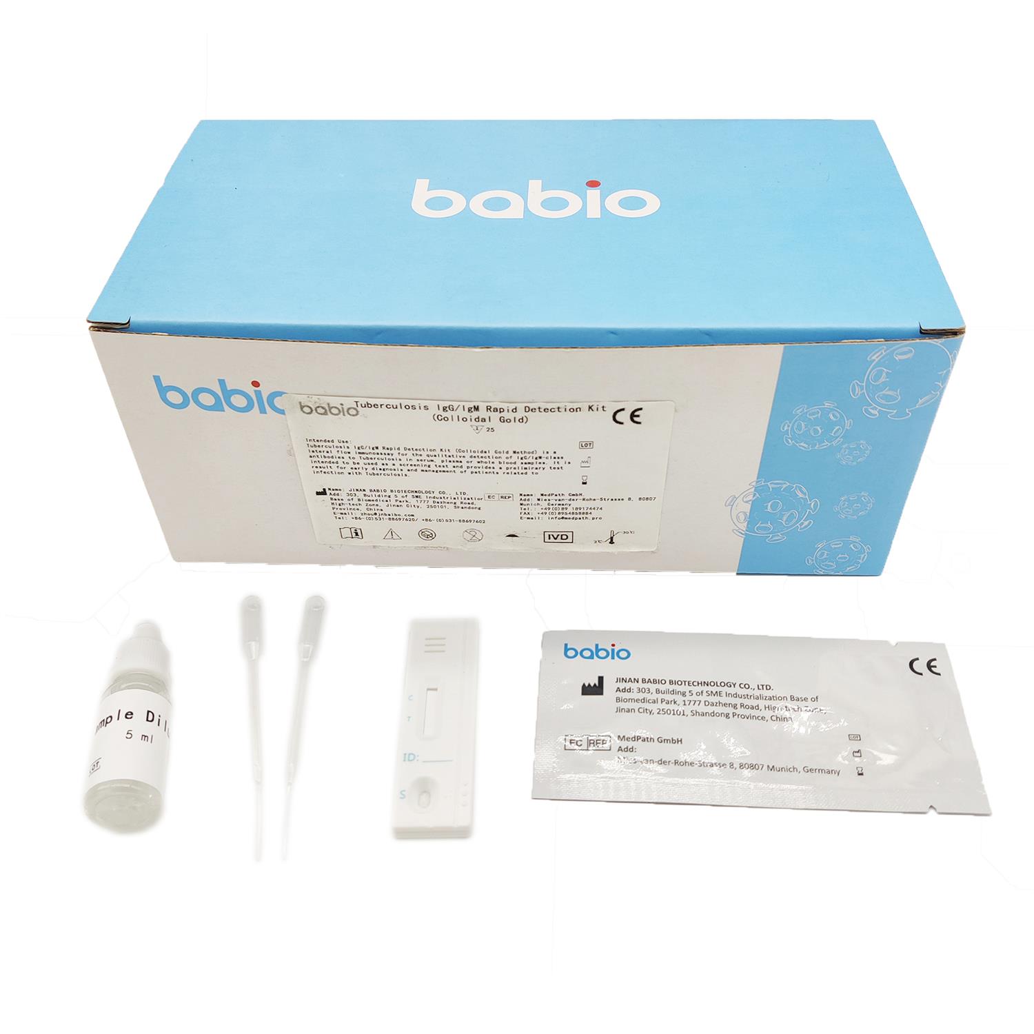 Kit de detecção rápida de tuberculose IgG/IgM